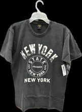 Load image into Gallery viewer, Wali Washed Cotton Tee with New York Est. 1624 Design
