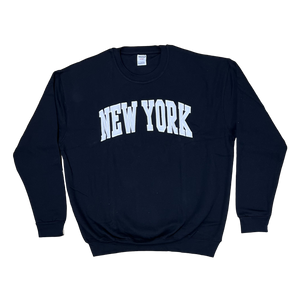 Adult SweatShirt With "NEW YORK" Embroidered