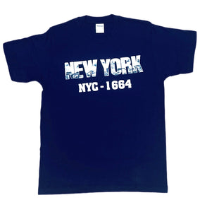 Adult T.Shirt With "STATE MIND NEWYORK" Screen Print