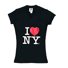 Load image into Gallery viewer, Ladies V.Neck I ❤️ NY T.Shirt