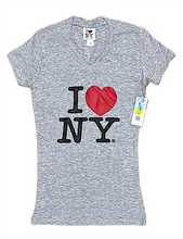 Load image into Gallery viewer, Ladies V.Neck I ❤️ NY T.Shirt