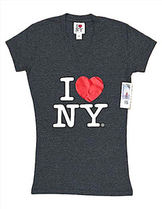 Ladies V.Neck I ❤️ NY T.Shirt