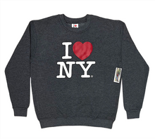 Load image into Gallery viewer, Adult Crew Neck I ❤️ NY Sweat-Shirt