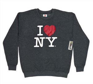 Adult Crew Neck I ❤️ NY Sweat-Shirt