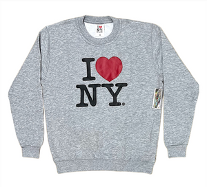 Adult Crew Neck I ❤️ NY Sweat-Shirt