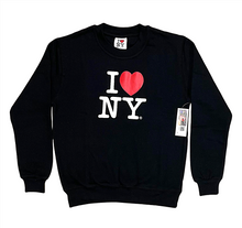 Load image into Gallery viewer, Adult Crew Neck I ❤️ NY Sweat-Shirt