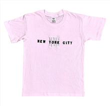 Load image into Gallery viewer, Kids Crew Neck T-Shirt Embroidered with &#39;&#39;NYC&#39;&#39;