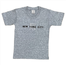 Load image into Gallery viewer, Kids Crew Neck T-Shirt Embroidered with &#39;&#39;NYC&#39;&#39;