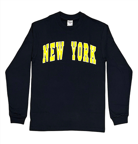 Adult Long Sleeves T.Shirt with NEW YORK