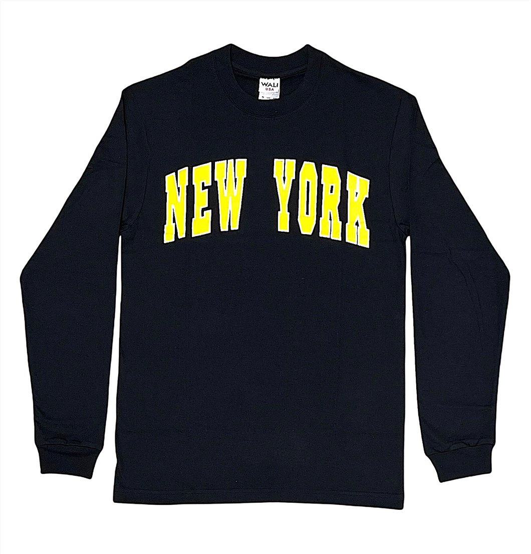 Adult Long Sleeves T.Shirt with NEW YORK