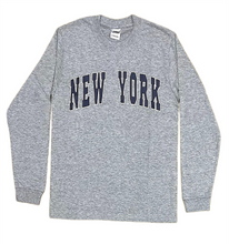 Load image into Gallery viewer, Adult Long Sleeves T.Shirt with NEW YORK&quot; Screen Print