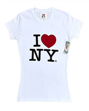 Load image into Gallery viewer, Ladies Crew Neck I ❤️ NY T.Shirt