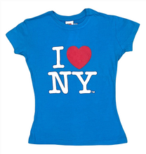 Load image into Gallery viewer, Ladies Crew Neck I ❤️ NY T.Shirt