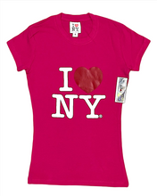 Load image into Gallery viewer, Ladies Crew Neck I ❤️ NY T.Shirt