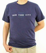 Load image into Gallery viewer, Adult Crew Neck T-Shirt Embroidered with &#39;&#39;NYC&#39;&#39;