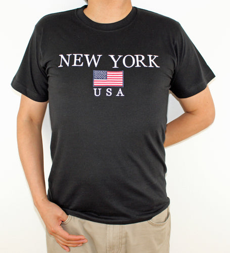 Adult T-Shirt Embroidered with 