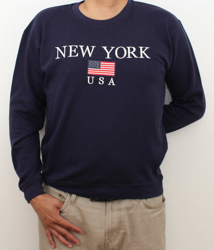 Adult Sweat-Shirt Embroidered with 