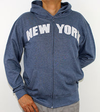 Load image into Gallery viewer, Adult Zipper Hoodies Embroidered with &quot;NEW YORK&quot;
