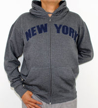 Load image into Gallery viewer, Adult Zipper Hoodies Embroidered with &quot;NEW YORK&quot;
