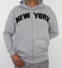 Load image into Gallery viewer, Adult Zipper Hoodies Embroidered with &quot;NEW YORK&quot;