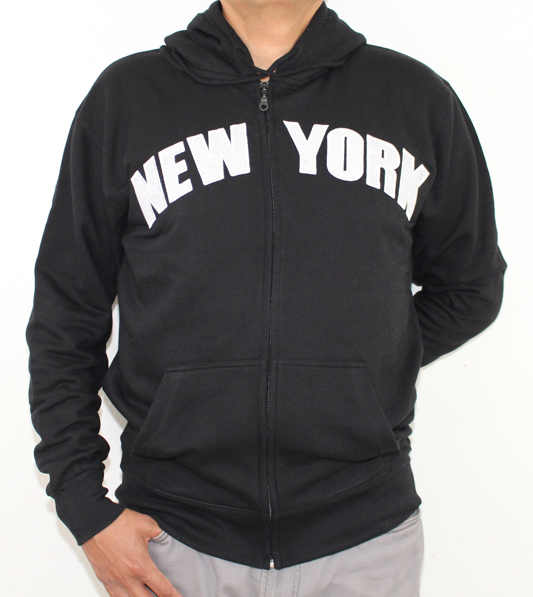 Adult Zipper Hoodies Embroidered with 