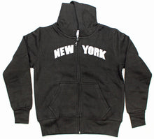 Load image into Gallery viewer, Kid’s Zipper Hoodies Embroidered with &#39;&#39;NEW YORK&#39;&#39;