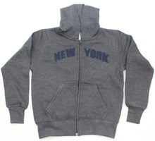 Load image into Gallery viewer, Kid’s Zipper Hoodies Embroidered with &#39;&#39;NEW YORK&#39;&#39;
