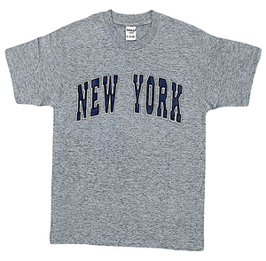 Adult Crew Neck T.Shirt With Classic "NEW YORK" Screen Print