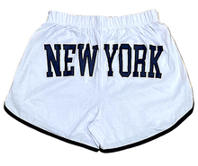 Load image into Gallery viewer, Ladies Shorts With &quot;NEW YORK&quot; Screen Print