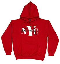 Load image into Gallery viewer, Adult Pullover Hoodies With &quot;NYC&quot; Screen Print