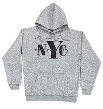 Load image into Gallery viewer, Adult Pullover Hoodies With &quot;NYC&quot; Screen Print