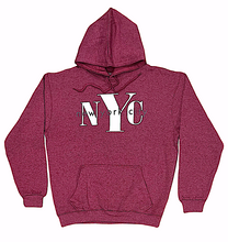 Load image into Gallery viewer, Adult Pullover Hoodies With &quot;NYC&quot; Screen Print