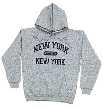 Load image into Gallery viewer, Adult Pullover Hoodies With &quot;NEW YORK EST.1664&quot; Screen Print