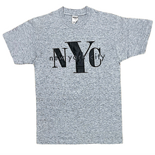 Load image into Gallery viewer, Adult Crew Neck T.Shirt With &quot;NYC&quot; Screen Print