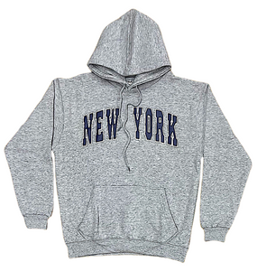 Adult Hoodies with Classic "NEW YORK" Screen Print
