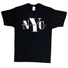 Load image into Gallery viewer, Adult Crew Neck T.Shirt With &quot;NYC&quot; Screen Print