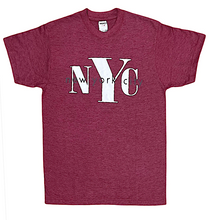 Load image into Gallery viewer, Adult Crew Neck T.Shirt With &quot;NYC&quot; Screen Print