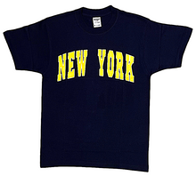 Load image into Gallery viewer, Adult Crew Neck T.Shirt With Classic &quot;NEW YORK&quot; Screen Print