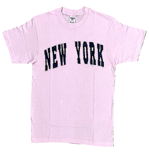 Adult Crew Neck T.Shirt With Classic "NEW YORK" Screen Print